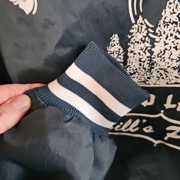 NWOT Vintage Shady Acres Crooked Lake Baseball Jacket - Picture 5 of 7